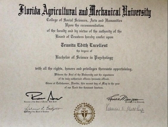 Bachelor of science Degree Bachelor of science Degree